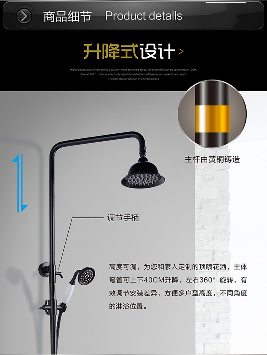 GOHGOH花灑，掛墻式增壓花灑
